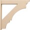 Ekena Millwork 7 1/2-in W x 44-in D x 44-in H Balboa Trad Rough Cedar Woodgrain TimberThane Outlooker, Primed Tan OUTUR075X44X44BOA04RCPR - alternate 3